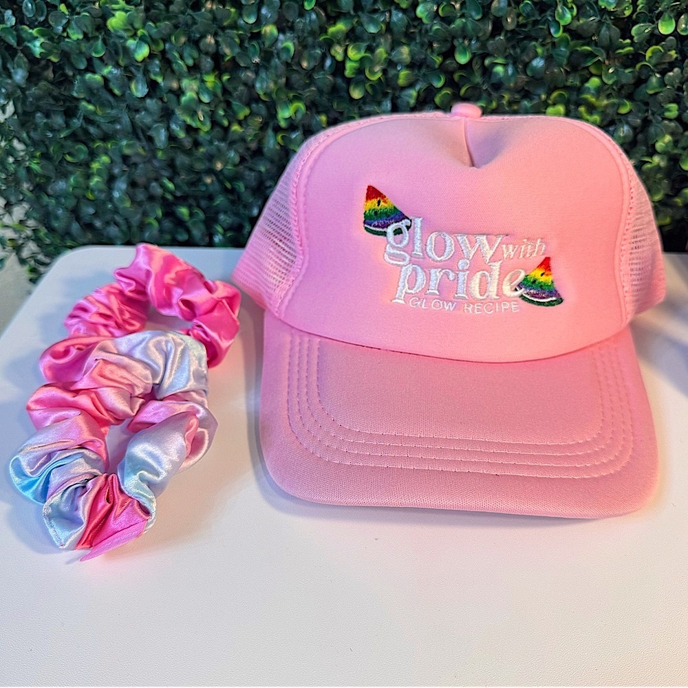 Glow Recipe Pride Cap and Scrunchies Set 🏳️‍🌈 New